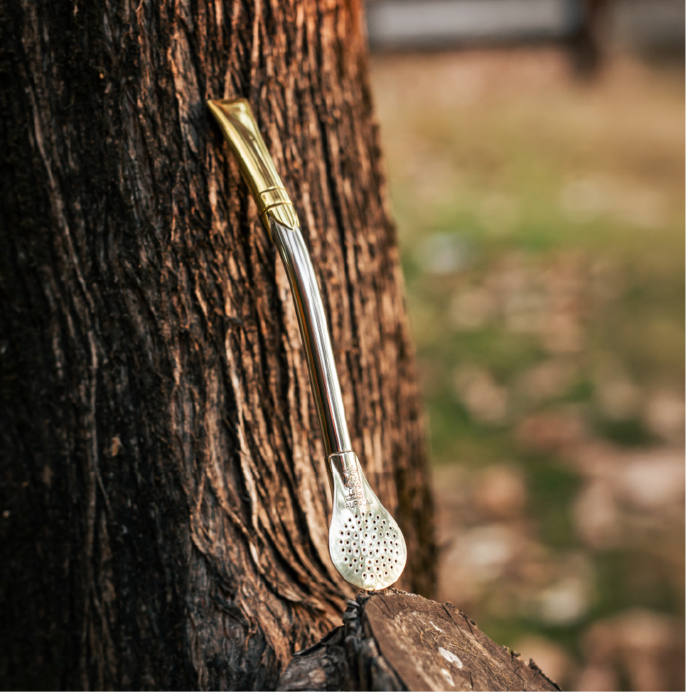 Straight Wide Metal Straw (Bombillon) - Nickel Silver (Alpaca)
