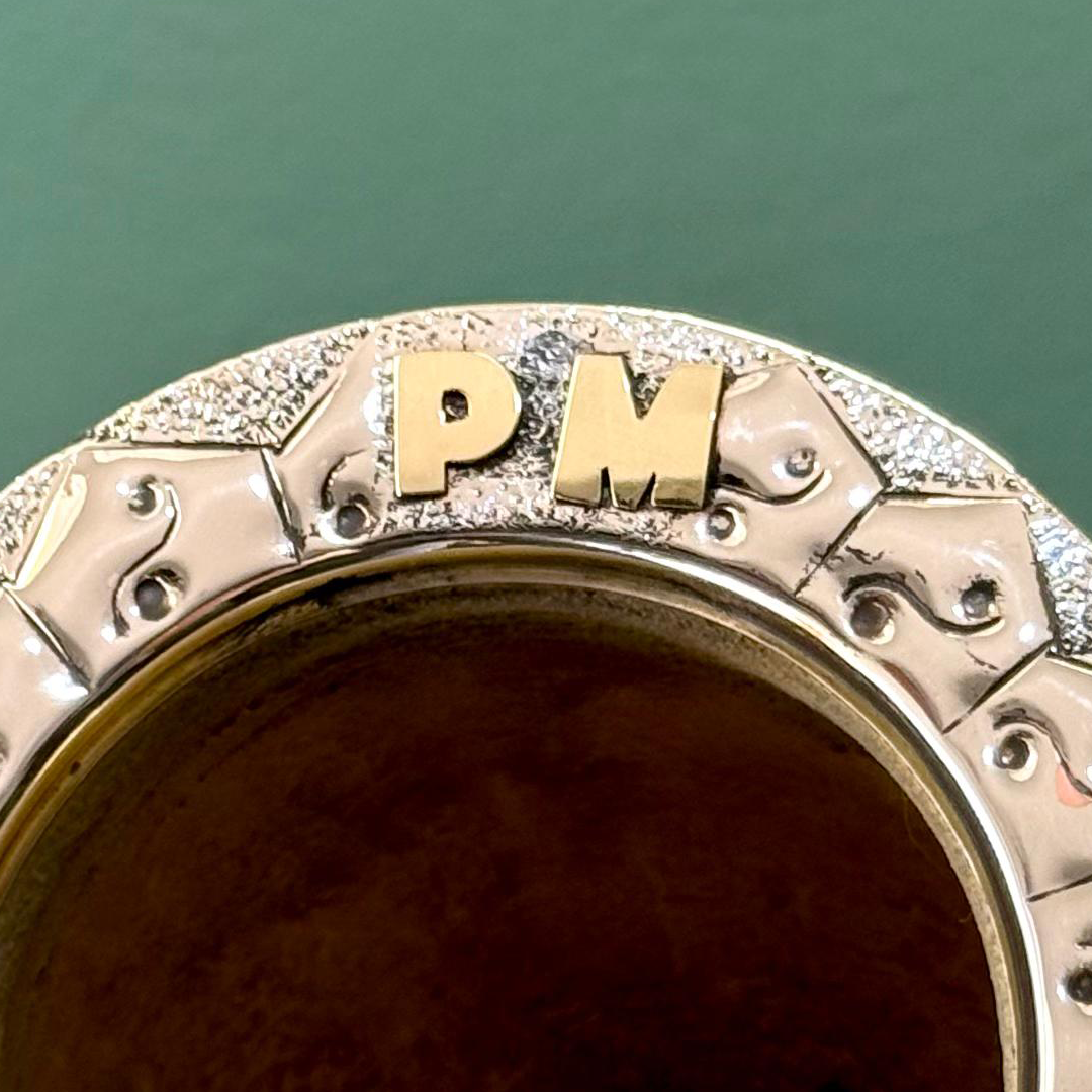 Letra de Bronce Personalizada para Virola