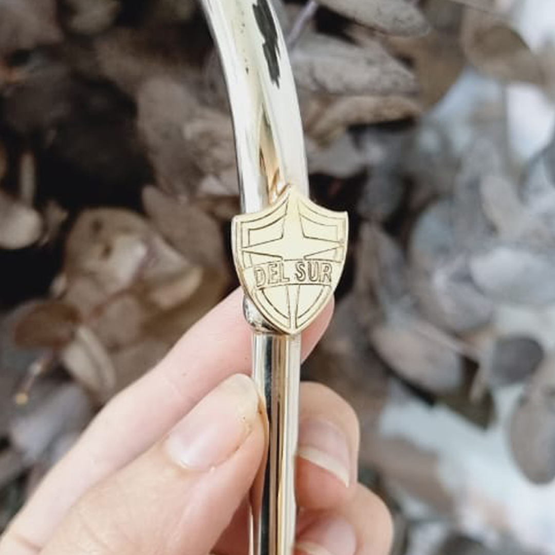 Escudo de Bronce Personalizado para Virola