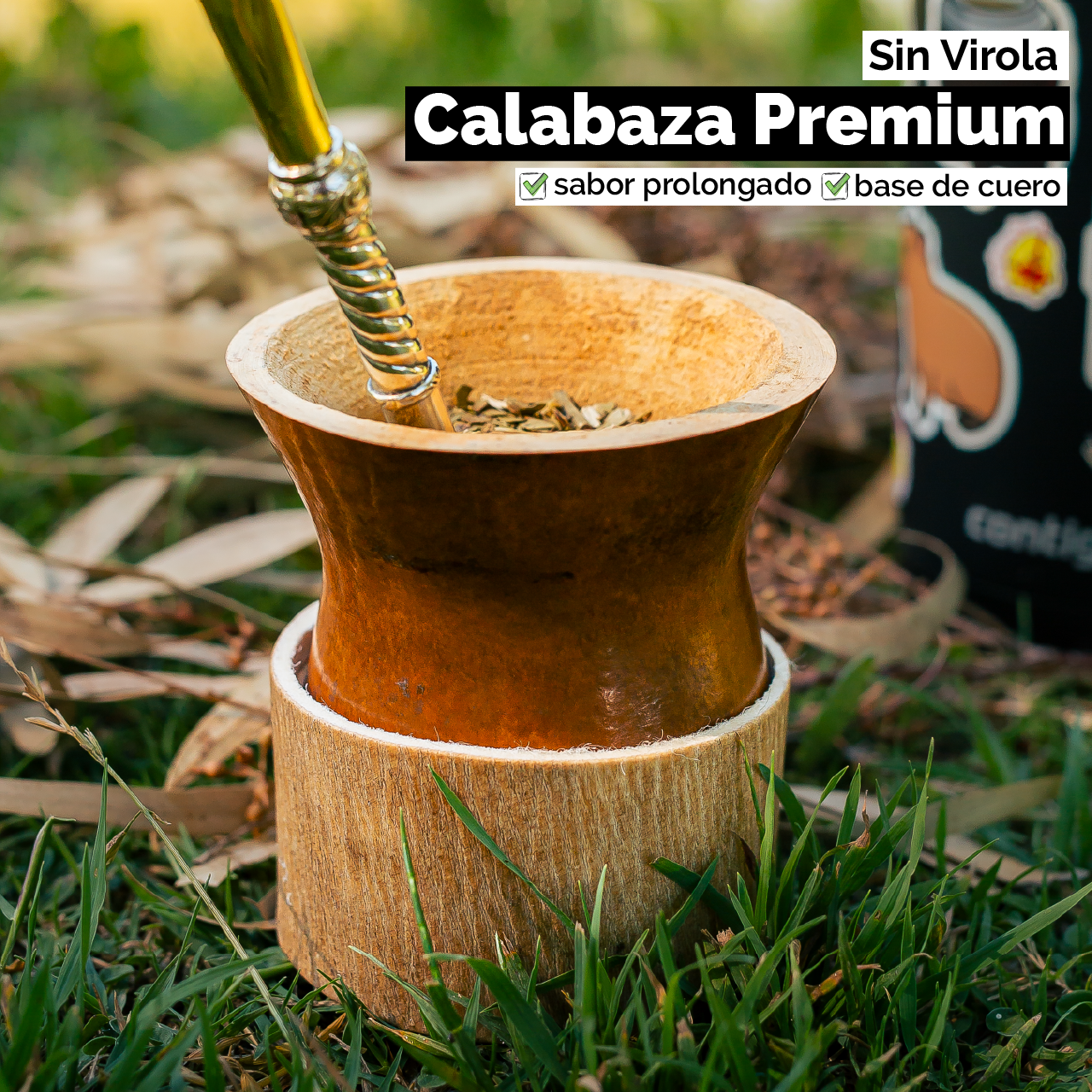 Mate Calabaza Criollo Camionero (con base) - Sin virola