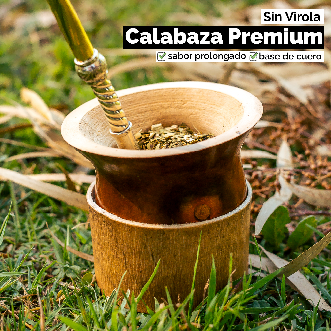 Mate Calabaza Criollo Camionero (con base) - Sin virola