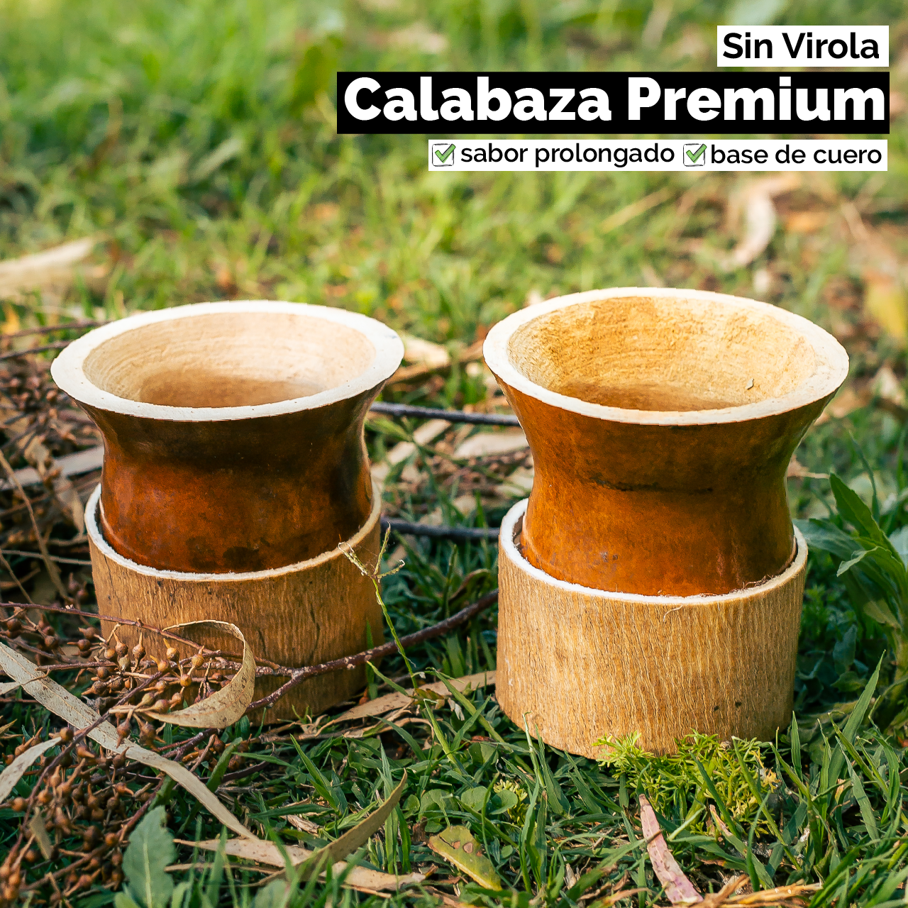 Mate Calabaza Criollo Camionero (con base) - Sin virola