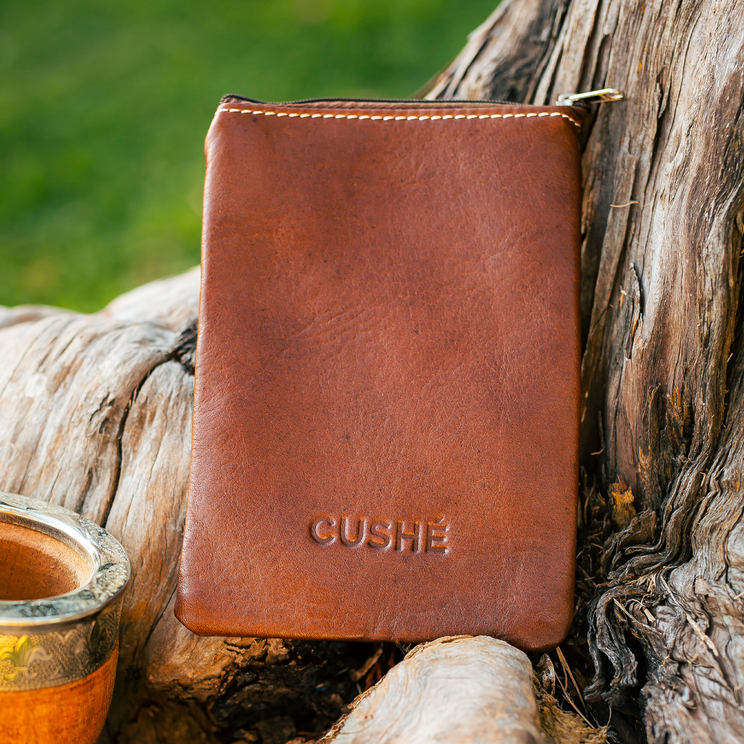 Small Leather Yerba Mate Pouch - 250cc