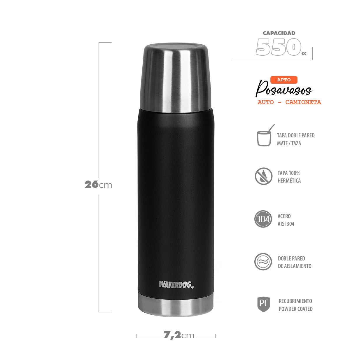 Termo OBUS 0,55 LT - Waterdog