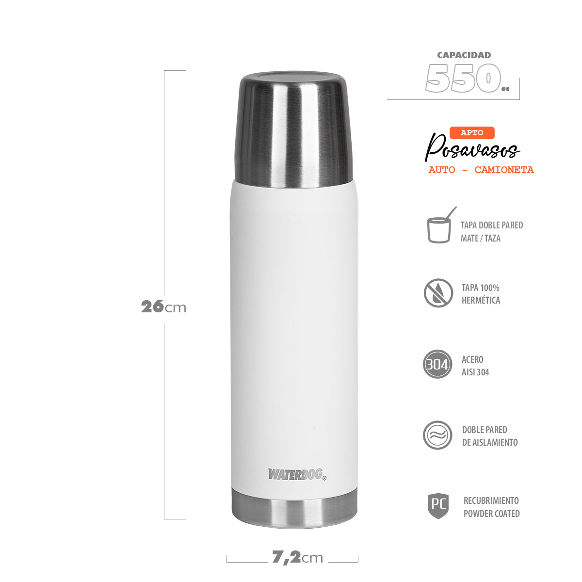 Termo OBUS 0,55 LT - Waterdog
