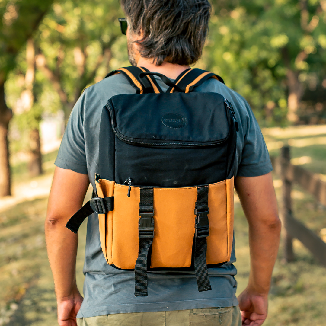 Mochila Matera con Divisiones - Tela Gabardina