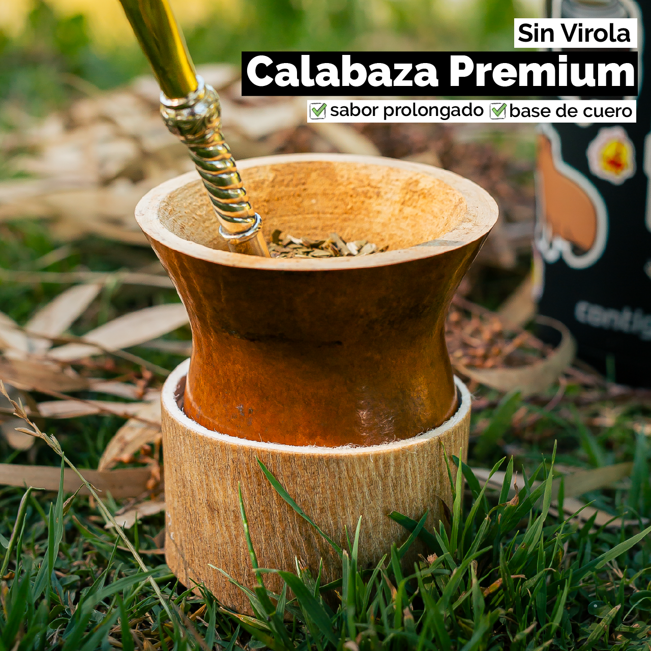 Mate Calabaza Criollo (con base regulable) - Sin virola