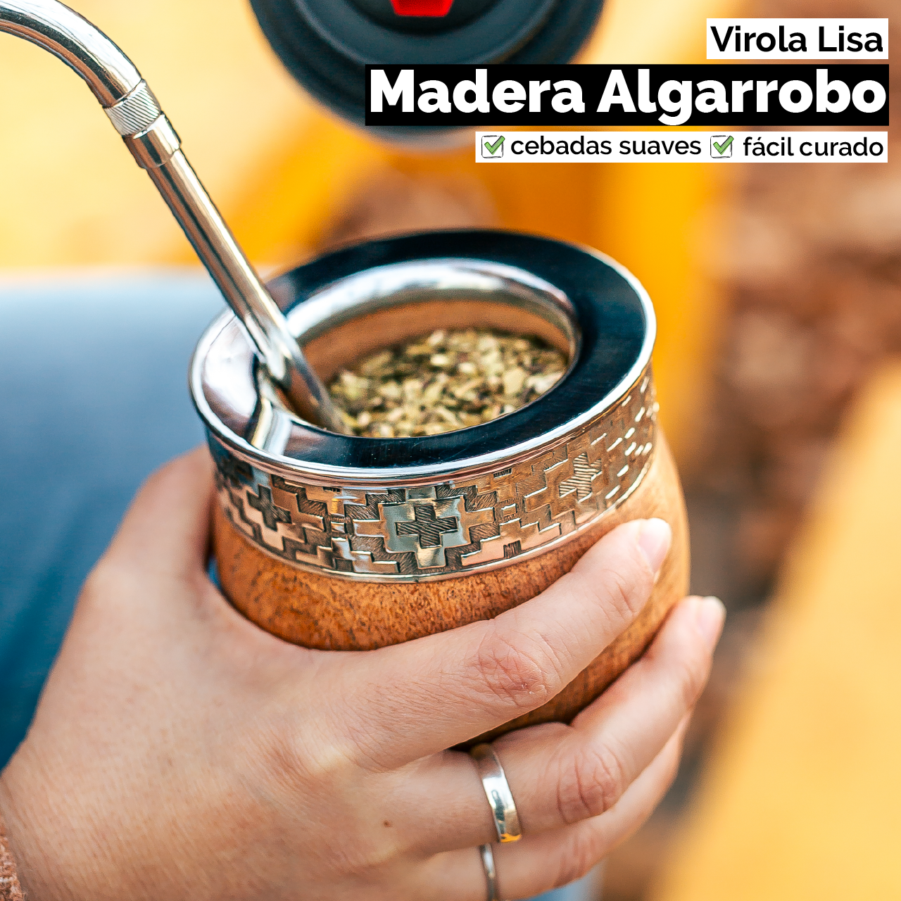 Mate Imperial (Madera) - Virola Lisa