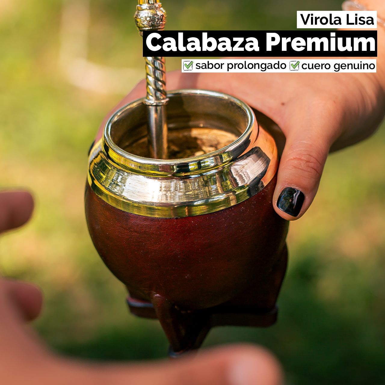 Mate Torpedo (Calabaza) - Virola Alpaca